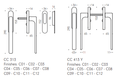 CC 313 - CC 413Y