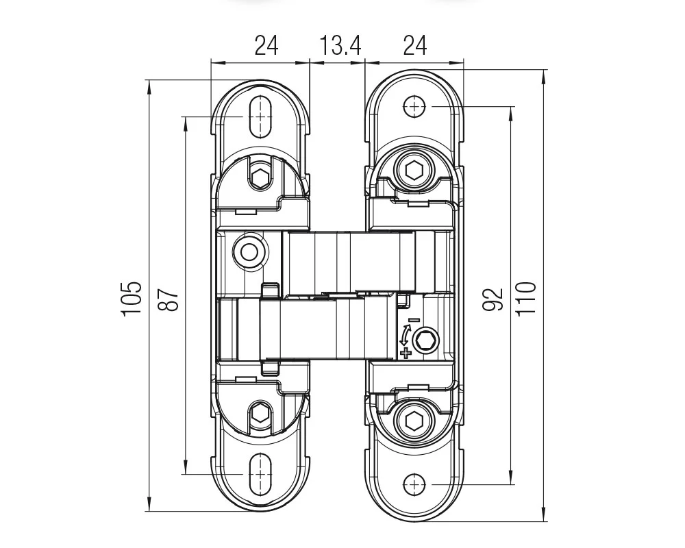 KOMBI Hybrid K1019 - Технический чертёж