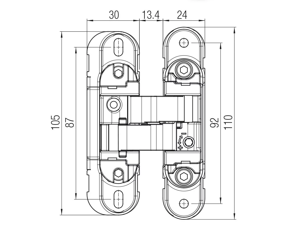 KOMBI Hybrid K1019 30 - Технический чертёж