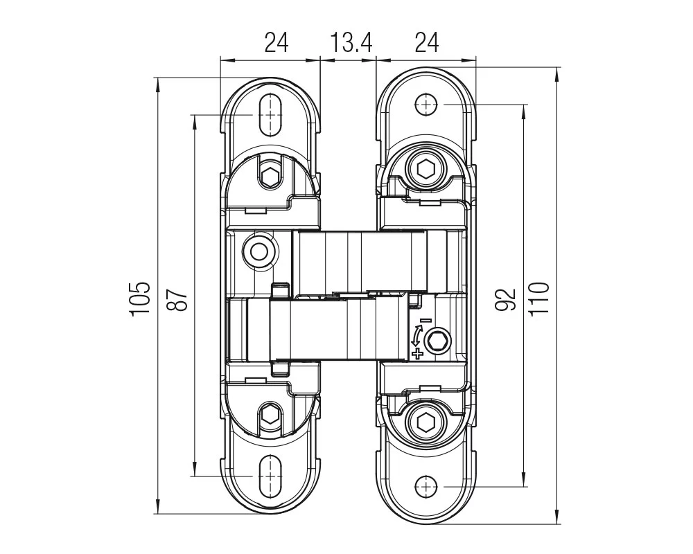 KOMBI Hybrid K1060 - Технический чертёж